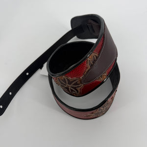 Jodi Head Guitar Strap Sandy Burgundy