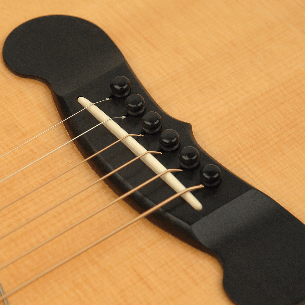 D'Addario Ebony Bridge Pins with Abalone