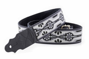 RightOn Guitar Strap Laurel Black