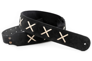 RightOn Guitar Strap Legend D.G. Black