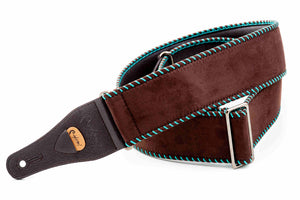 RightOn Guitar Strap Yeehaw Brown